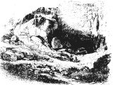 Jordan, the source at a Cave at Banias or Panium, near Caesarea Philippi